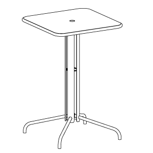 Product-edmond_High table 70x70